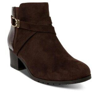 NEW KAREN SCOTT FRANCCESS SIDE ZIP ANKLE BOOTIES  5 1/2 M